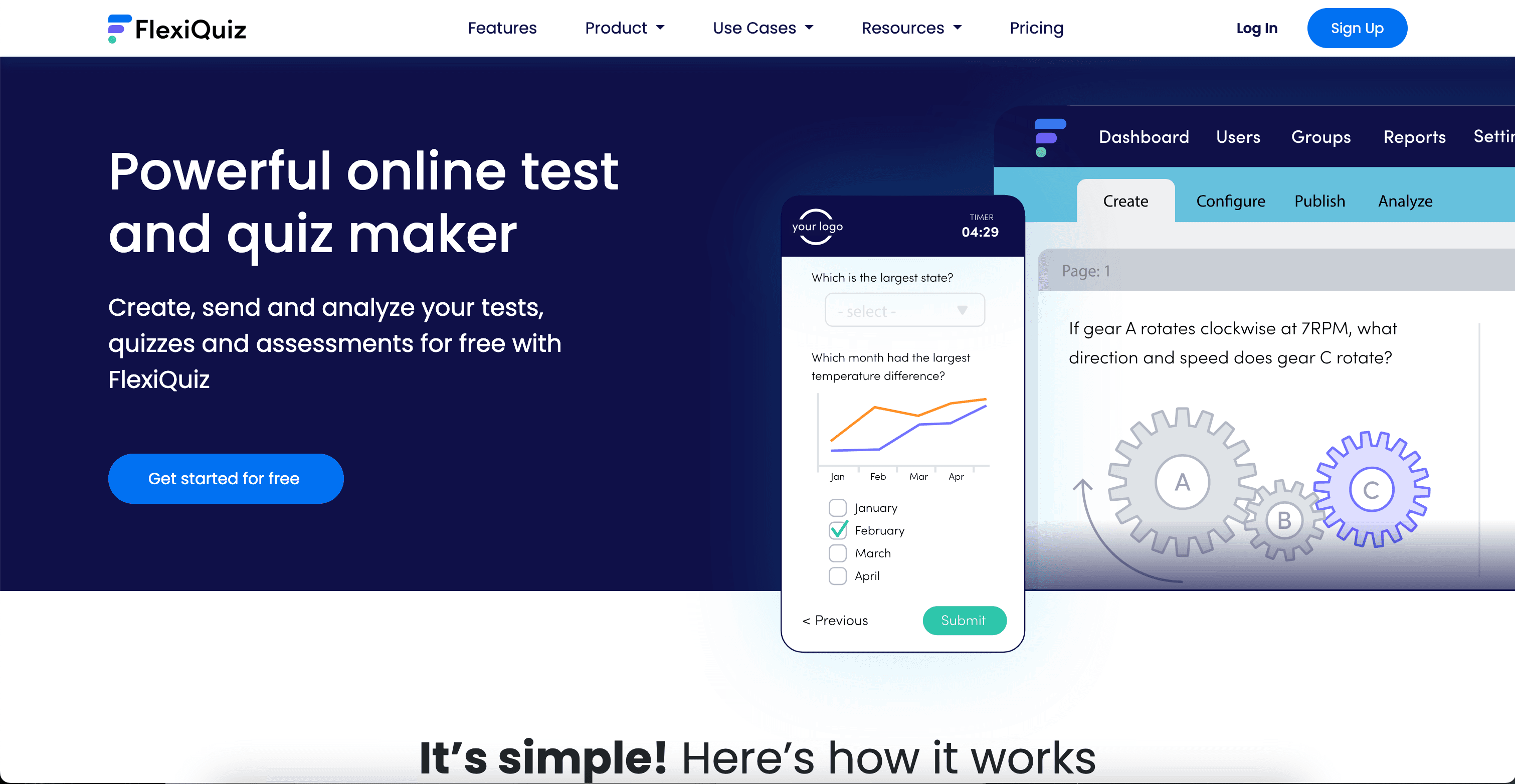 FlexiQuiz professional training platform