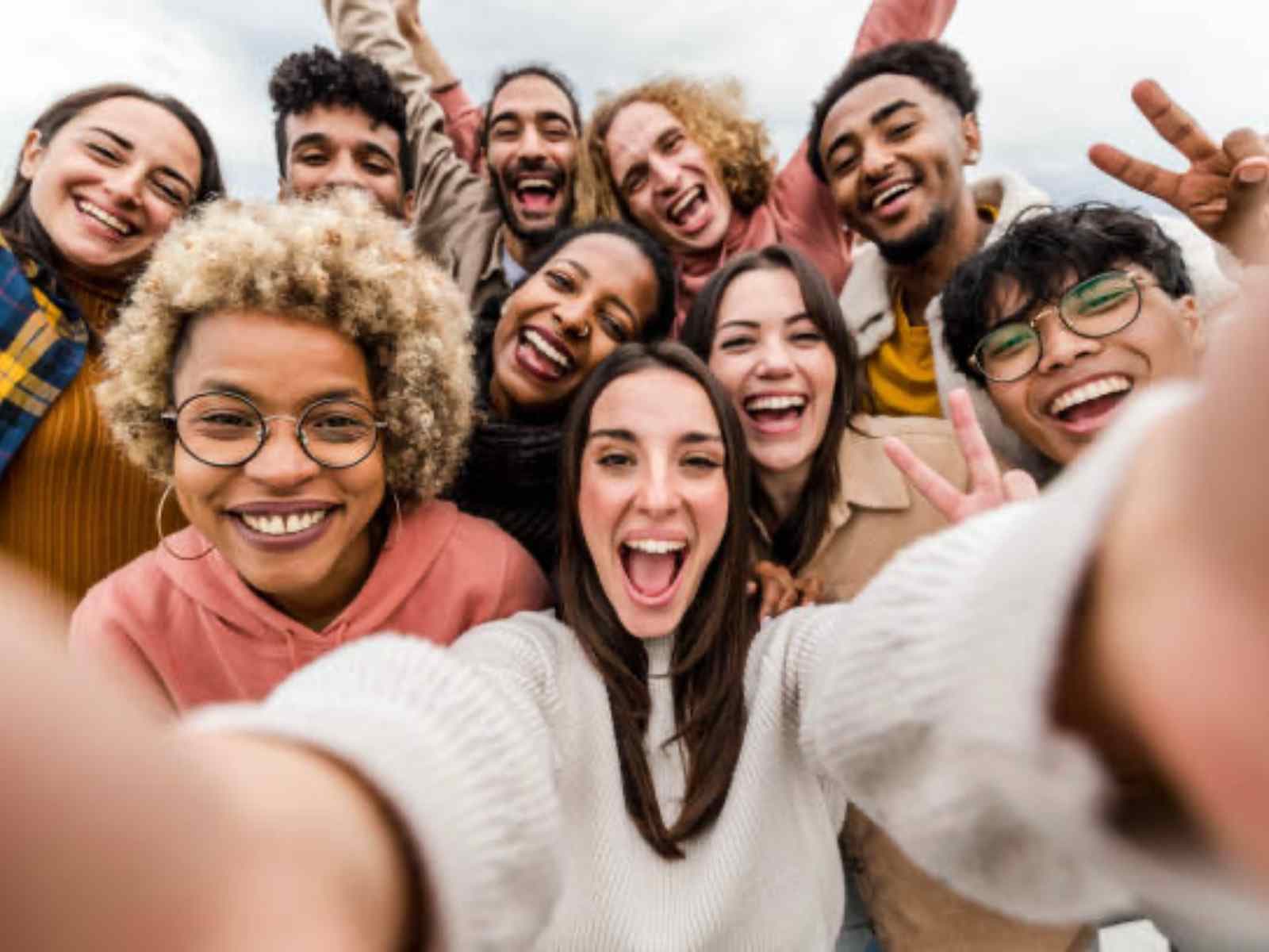 Students balancing academic work with social activities